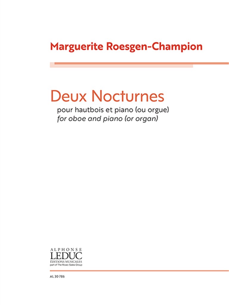 Deux Nocturnes For Oboe And Piano